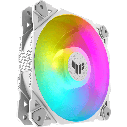 ASUS TUF Gaming TF120 ARGB 120mm PWM Fans - 3 Pack White